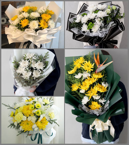 贵州毕节市赫章县野马川镇麻初村白事花束代送